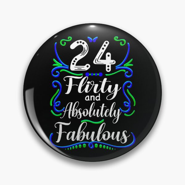 Item preview, Veinticuatro coqueto y absolutamente fabuloso, divertido 24 cumpleaños designed and sold by orangeblue21.