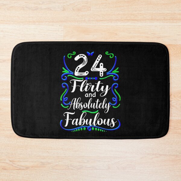 Item preview, Veinticuatro coqueto y absolutamente fabuloso, divertido 24 cumpleaños designed and sold by orangeblue21.