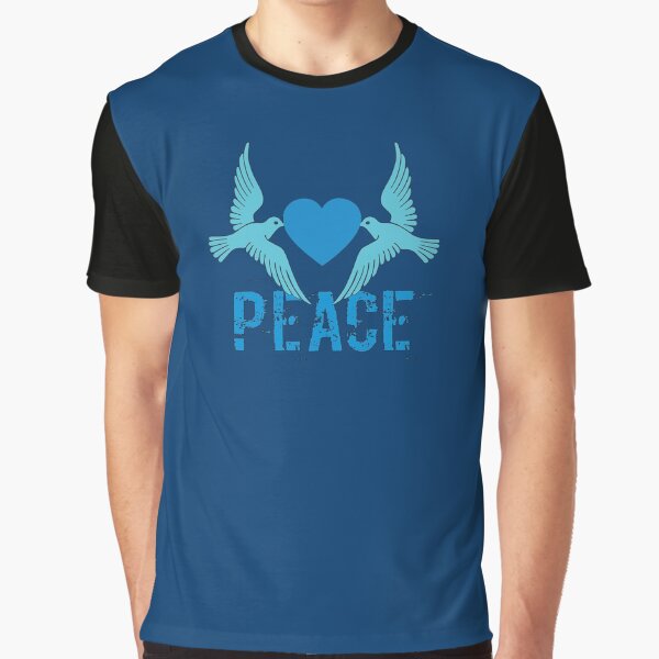 Item preview, Peace peace with two peace doves designed and sold by JANKETDesign.