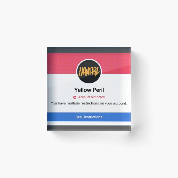 Item preview, Account Restricted designed and sold by YLWPRL.