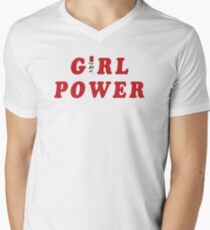 GIRL POWER Men's V-Neck T-Shirt