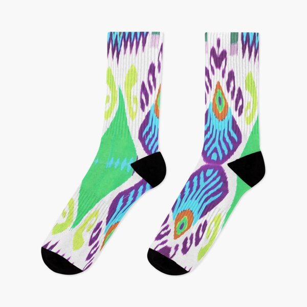 Artikelvorschau, Schöne usbekische Ikat-Blumenmuster - usbekisches Ikat entworfen und verkauft von LeFabriqueOuz.