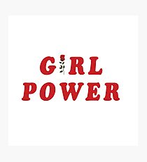 GIRL POWER Photographic Print