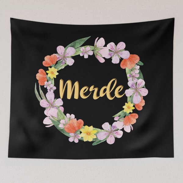 Item preview, Merde - Funny French - Pardon My French designed and sold by TravelScientist.