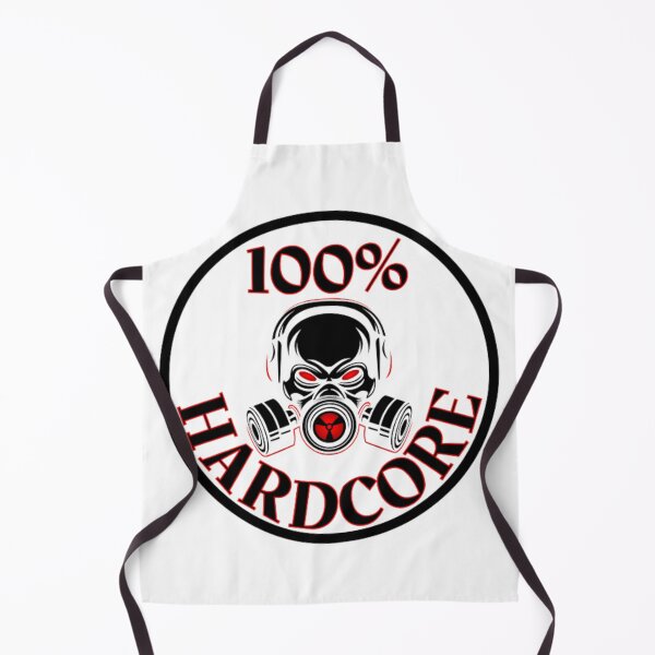 Item preview, 100% Hardcore Music Gasmask Skull designed and sold by RichTeeDesigns.