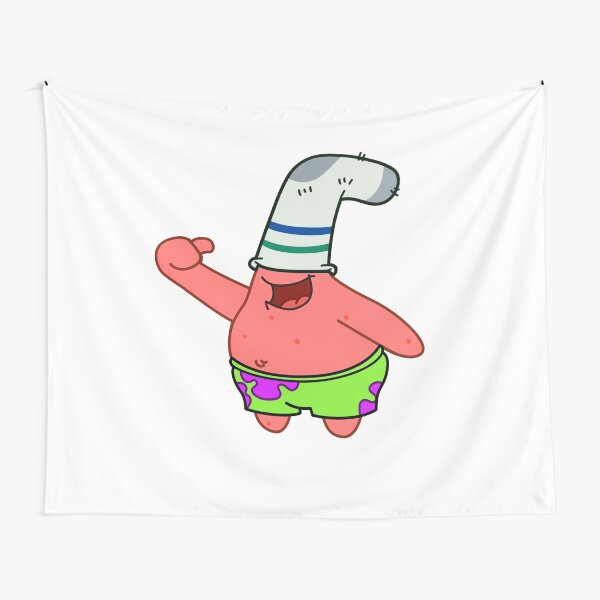 Patrick star white online claw tapestry