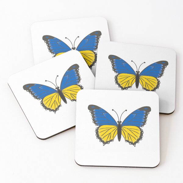 Item preview, Ukrainian Butterfly Support Ukraine Flag Solidarity Freedom designed and sold by gkao.
