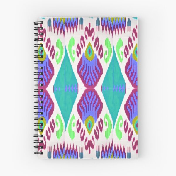 Item preview, Beautiful flower Uzbek ikat patterns - Ikat uzbek designed and sold by LeFabriqueOuz.