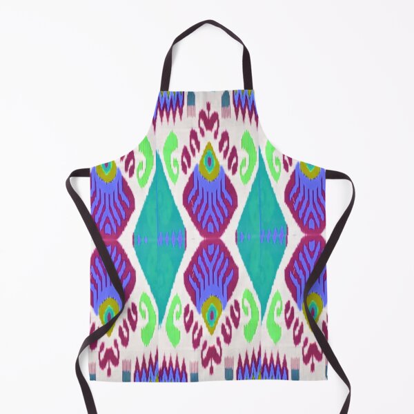 Artikelvorschau, Schöne usbekische Ikat-Blumenmuster - usbekisches Ikat entworfen und verkauft von LeFabriqueOuz.