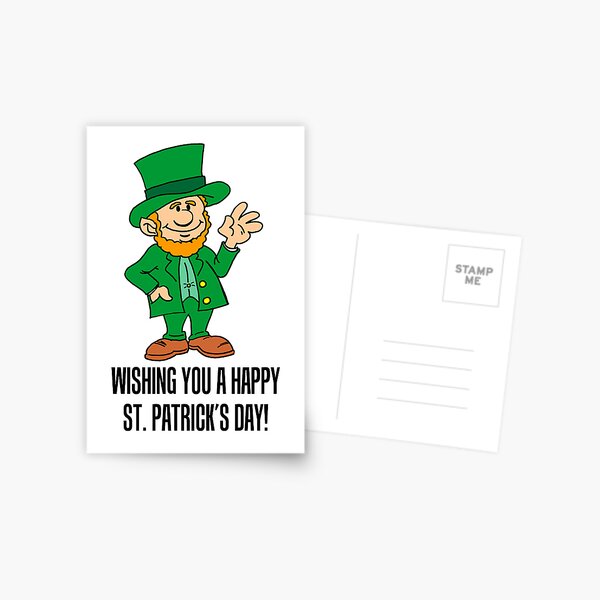 St. Patrick's Day Leprechaun Postcard