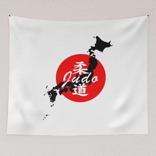 Item preview, Japan Judo sport drawing  designed and sold by Blondiabshop.