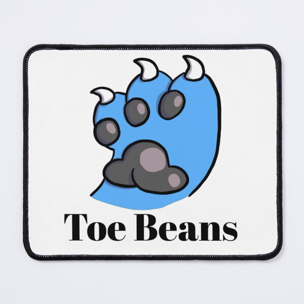 Item preview, Blue Paw Black ToeBeans With Text designed and sold by DolmanceWorks.