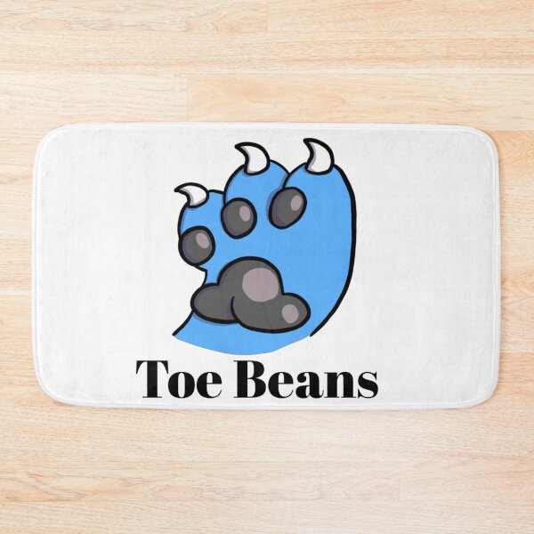 Item preview, Blue Paw Black ToeBeans With Text designed and sold by DolmanceWorks.