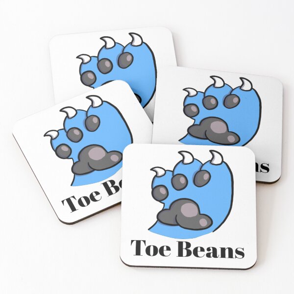 Item preview, Blue Paw Black ToeBeans With Text designed and sold by DolmanceWorks.