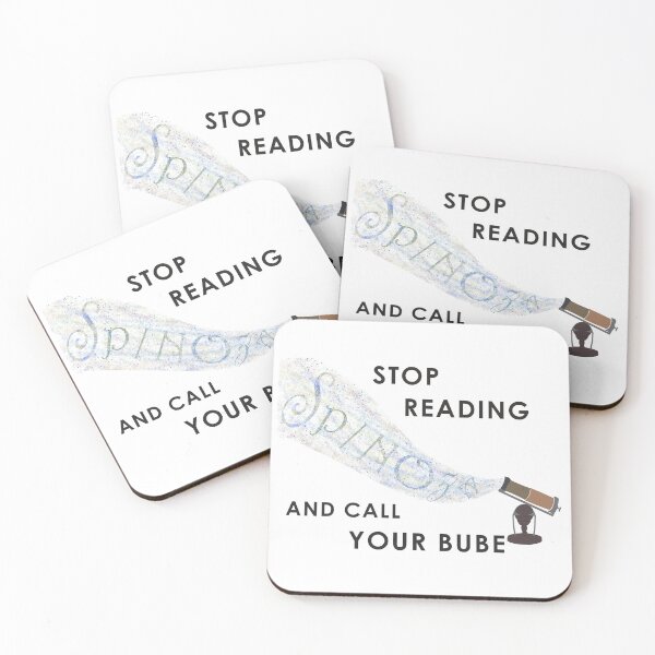 Item preview, Stop Reading Spinoza  designed and sold by Literary-Vices.
