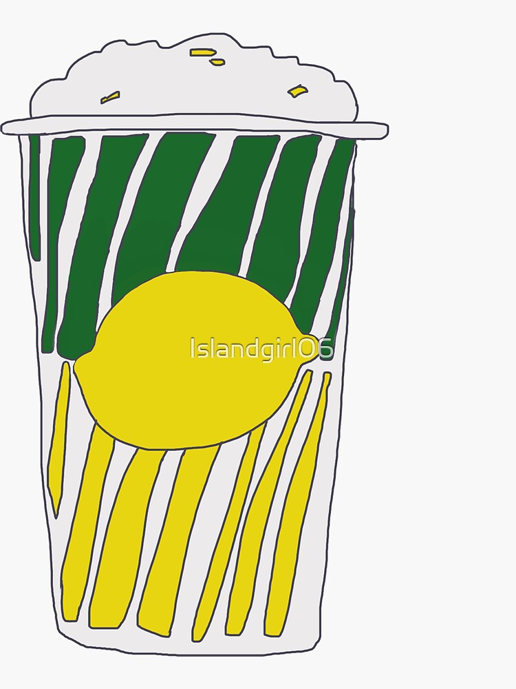 "Frozen lemonade" Sticker for Sale by Islandgirl06 Redbubble