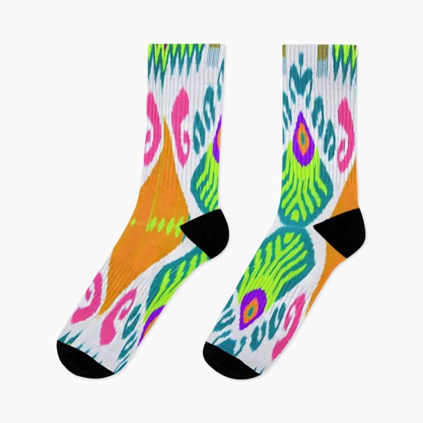 Artikelvorschau, Schöne usbekische Ikat-Blumenmuster - Ikat entworfen und verkauft von LeFabriqueOuz.