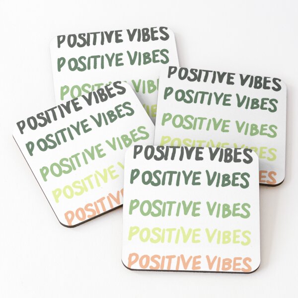 Item preview, Positive vibes, inspirational life quote (colour palette ,color palete) designed and sold by Sanaura.