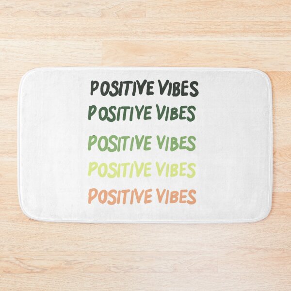 Item preview, Positive vibes, inspirational life quote (colour palette ,color palete) designed and sold by Sanaura.