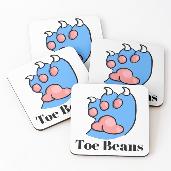 Item preview, Blue Paw Pink ToeBeans With Text designed and sold by DolmanceWorks.