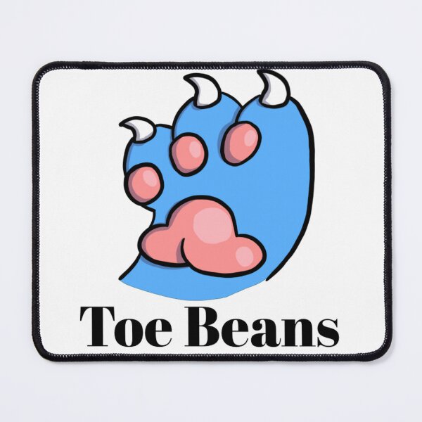 Item preview, Blue Paw Pink ToeBeans With Text designed and sold by DolmanceWorks.