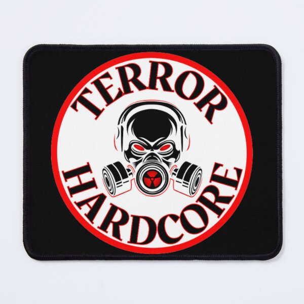Item preview, Terror Hardcore Terrorcore Music Gasmask Skull designed and sold by RichTeeDesigns.