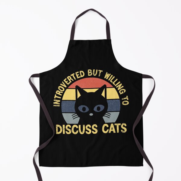 Item preview, Introverted But Willing To Discuss Cats Vintage designed and sold by zackup.