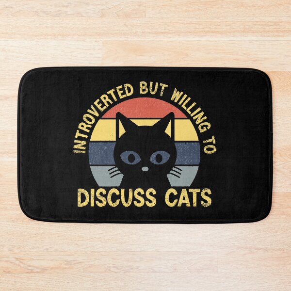 Item preview, Introverted But Willing To Discuss Cats Vintage designed and sold by zackup.