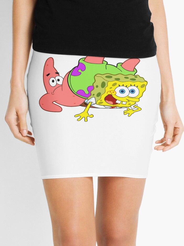 Friend Patrick star funny quotes patrick kids design Gifts Mini Skirt