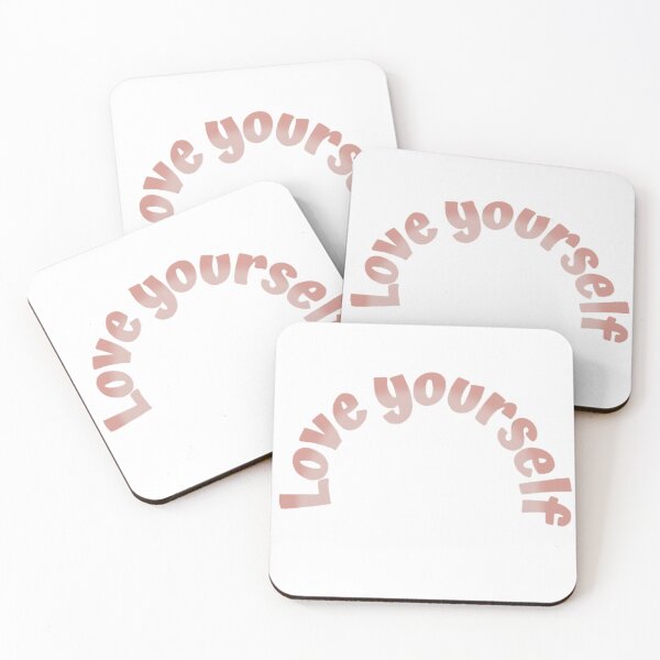 Item preview, Loveyourself, inspirational life quote (colour palette ,color palete) designed and sold by Sanaura.