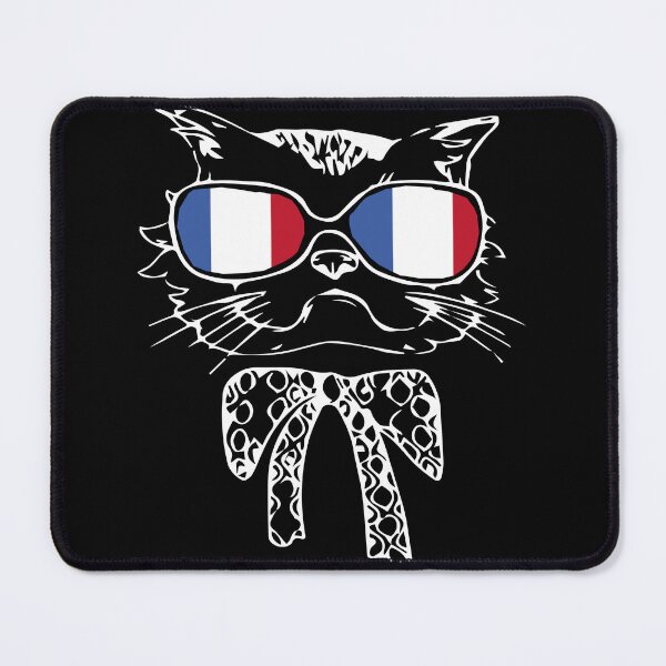Item preview, france Flag france Cat Sunglasses Funny T Shirt Men Women designed and sold by diyaeART.