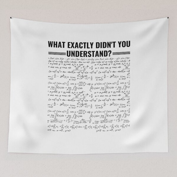 Item preview, Funny Science Quote For Math Lover : What Exactly Didn't You Understand? designed and sold by AmeliaStore1.