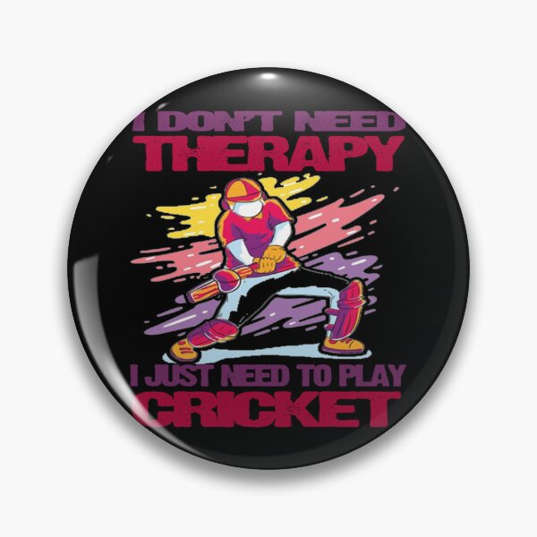 Item preview, I Don't Need Therapy I Just Need To Play Cricket T-Shirt Essential T-Shirt designed and sold by madisonbau.