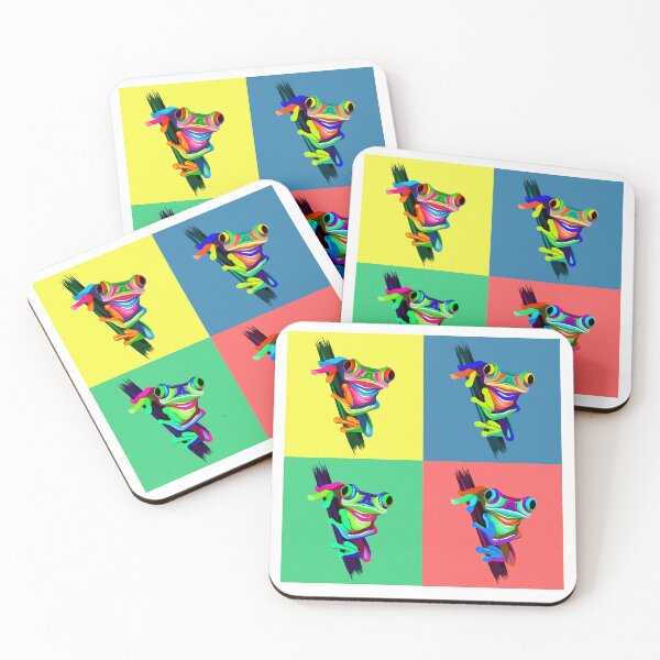 Item preview, Cute Frog Pop Art Design designed and sold by Salukeart.