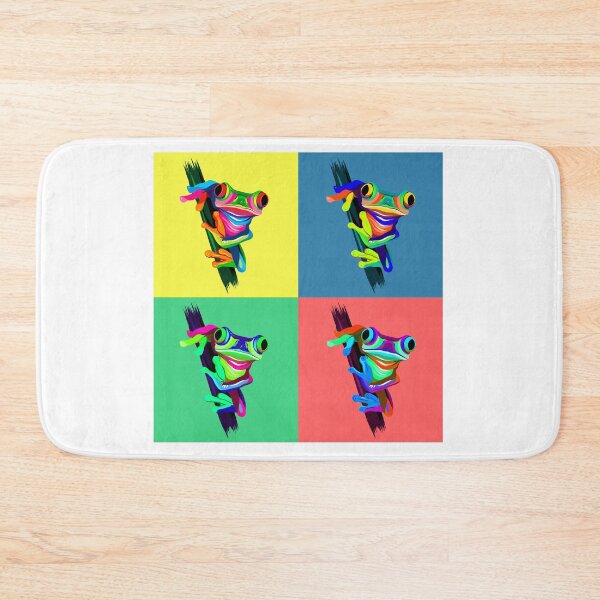 Item preview, Cute Frog Pop Art Design designed and sold by Salukeart.