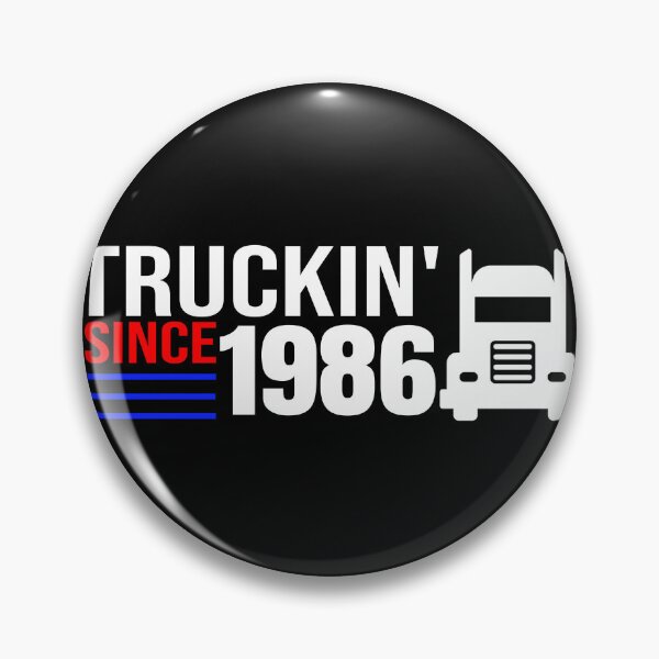 Item preview, Truckin' Since 1986 Truck Driver Trucker Trucking Unisex Men designed and sold by RainbowChildArt.