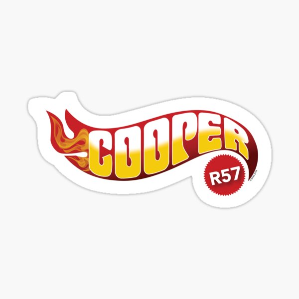 Item preview, R57 Cooper Flames designed and sold by Wildharegrafix.