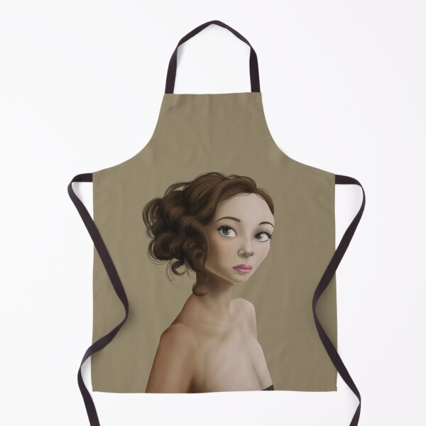 Item preview, Glamorous Stylised Portrait Digital Painting designed and sold by haximica.