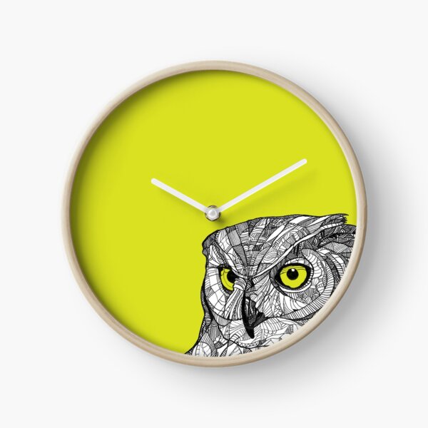 Ornate Owl Clock