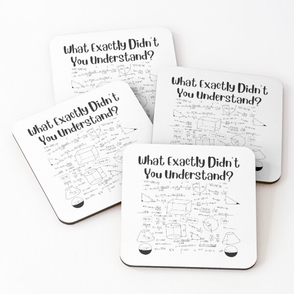 Item preview, Funny Science Quote For Math Lover : What Exactly Didn't You Understand? designed and sold by AmeliaStore1.