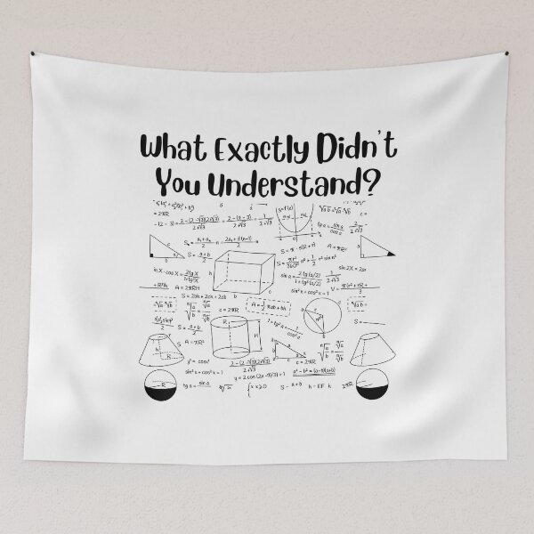 Item preview, Funny Science Quote For Math Lover : What Exactly Didn't You Understand? designed and sold by AmeliaStore1.