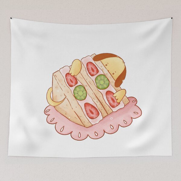 Item preview, KAWAIII JAPANESE FRUIT SANDWICH designed and sold by DiscoVibes.