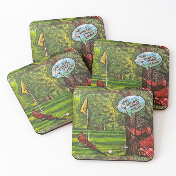 Item preview, Here Birdie Birdie Birdie Bear Golfing Away designed and sold by Artladyjen.