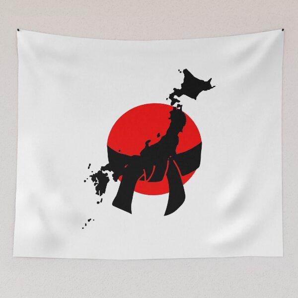 Item preview, Japan Judo belt sport drawing  designed and sold by Blondiabshop.