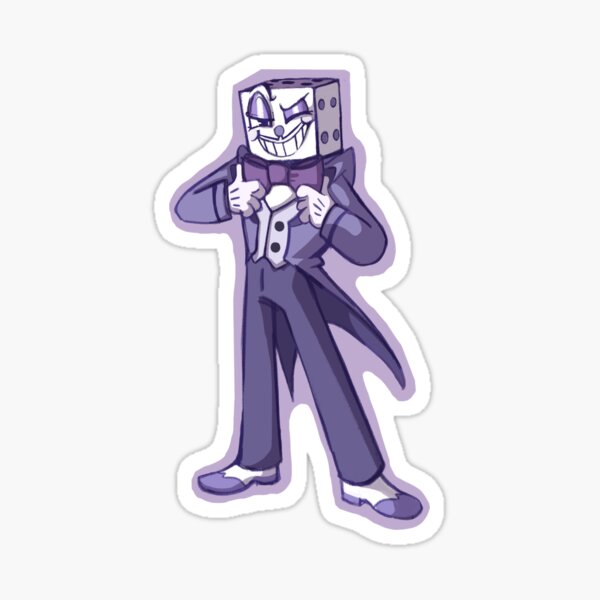 Worried King Dice Sticker - Worried King Dice The Cuphead Show - Discover &  Share GIFs