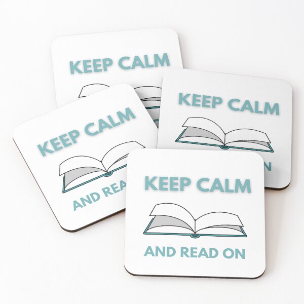 Item preview, keep calm and read on designed and sold by DoraHappy.