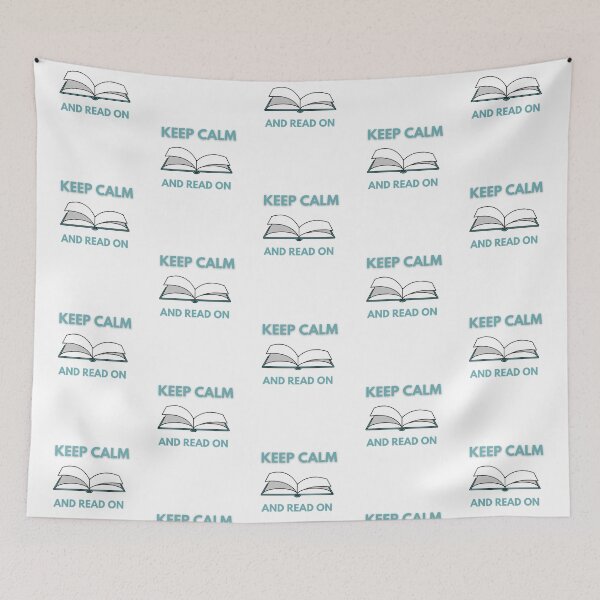 Item preview, keep calm and read on designed and sold by DoraHappy.