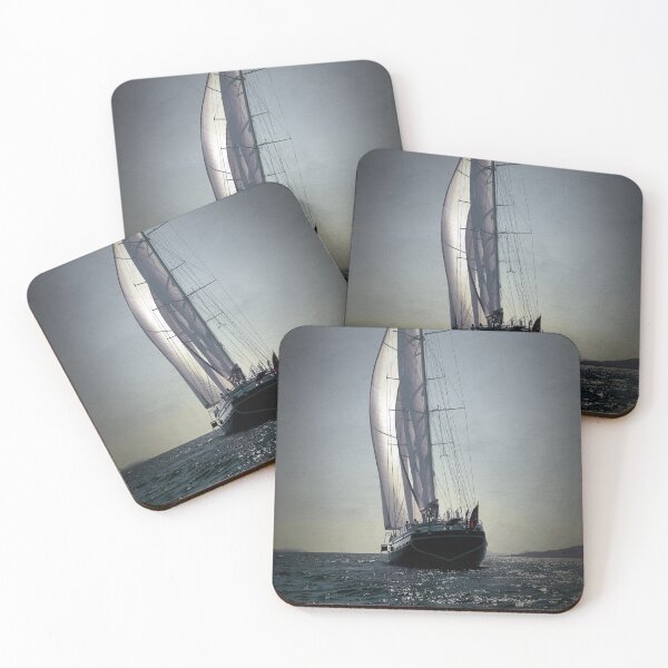 Item preview, big sailboat in ocean designed and sold by laikaincosmos.