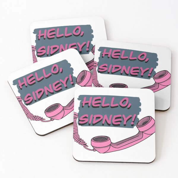 Item preview, Pink and Blue Hello Sidney Phone Halloween Horror designed and sold by cemeteerie.