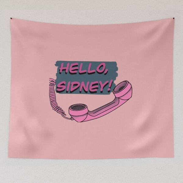 Item preview, Pink and Blue Hello Sidney Phone Halloween Horror designed and sold by cemeteerie.